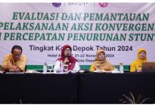 Nina Suzana Membuka Rapat Evaluasi dan Pemantauan Pelaksanaan Konvergensi Tim Percepatan Penurunan Stunting